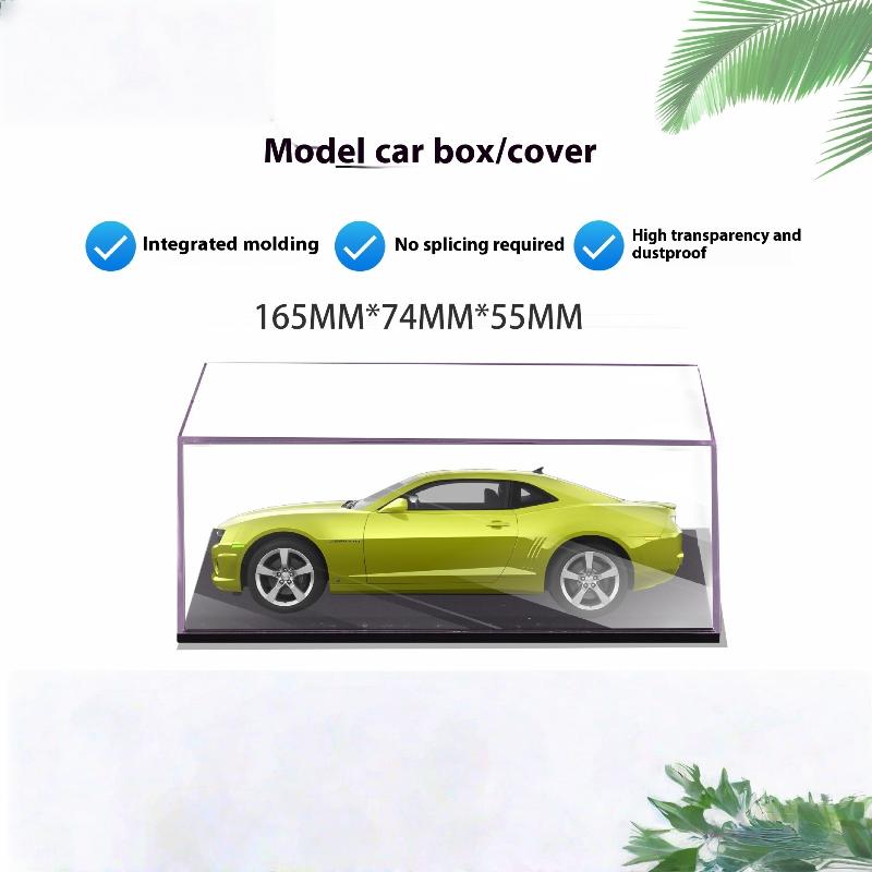 1 Stück Transparente Acryl-Aufbewahrungsbox Praktische 1/43 Diecast Modellauto-Vitrine DIY Staubdichtes Ausstellungsregal Spielzeug