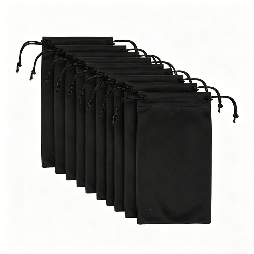 Microfiber Glasses Bags Black Eyeglasses Pouch High Quality Glasses Case