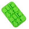 Christmas silicone chocolate molds, candy baking molds, 3D snowflake candy canes, snowmen, Christmas trees, gingerbread men, San