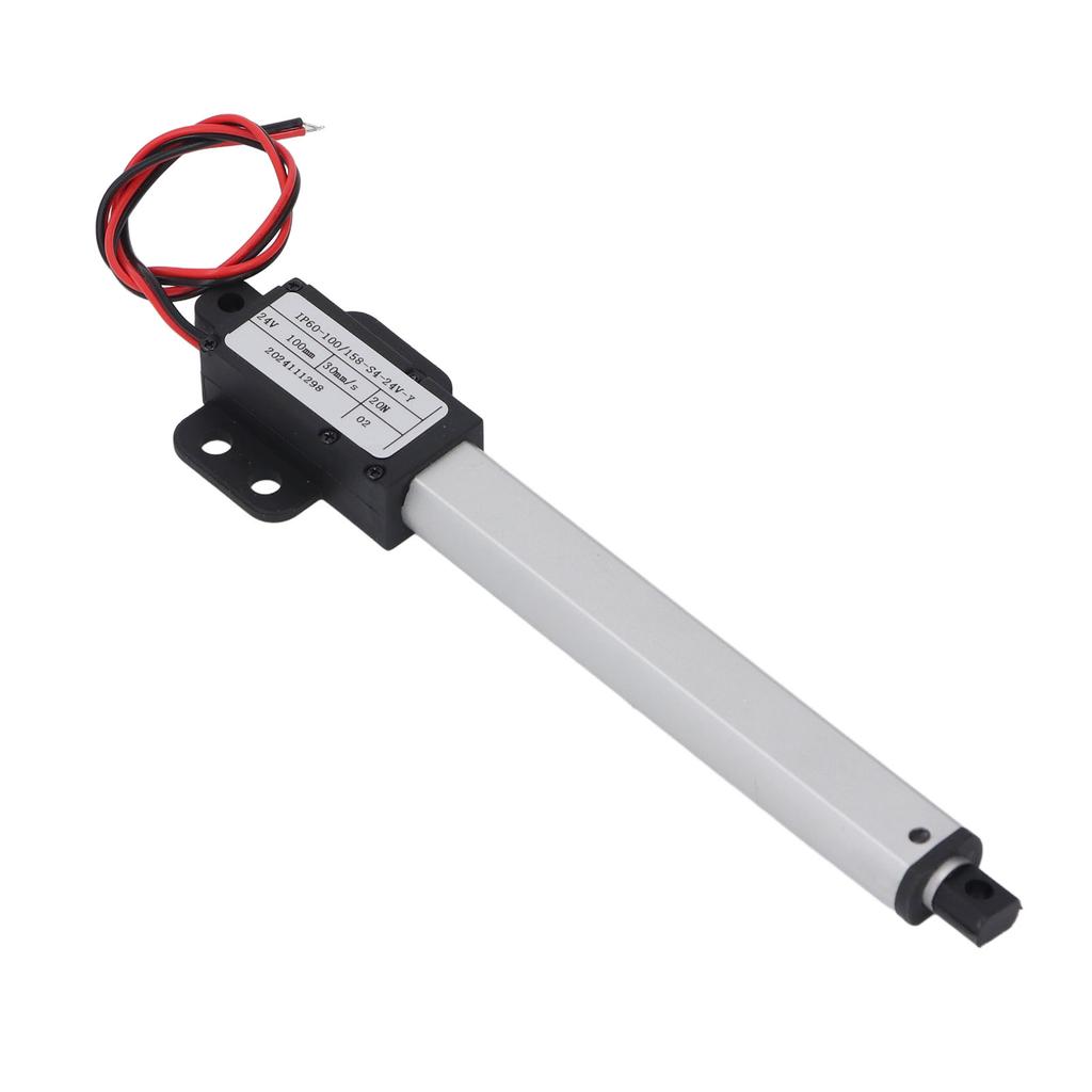 Mini Atuador de Movimento Curso 100mm Empuxo 20N Telescópico Automático AC 24V Atuador Linear Miniatura Elétrico