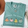 Comfort Colors Halloween Teacher T-Shirt, Cute Pumpkin Teaching Clothing Saying, Funny Thanksgiving Teacher Shirt, New Teacher Gift for ECE