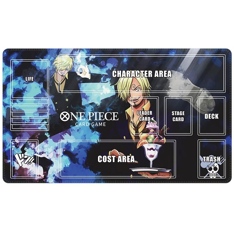 Minimalist Black One Piece TCG Playmat NonSlip Large Card Game Desk Mat Waterproof Gaming Keyboard Pad