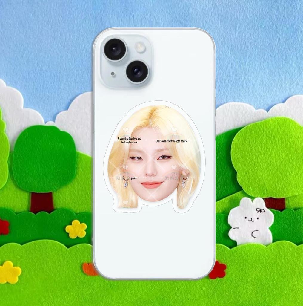 ITZY Yeji Acrylic Phone Grip Stand - DIY Avatar Logo Merchandise