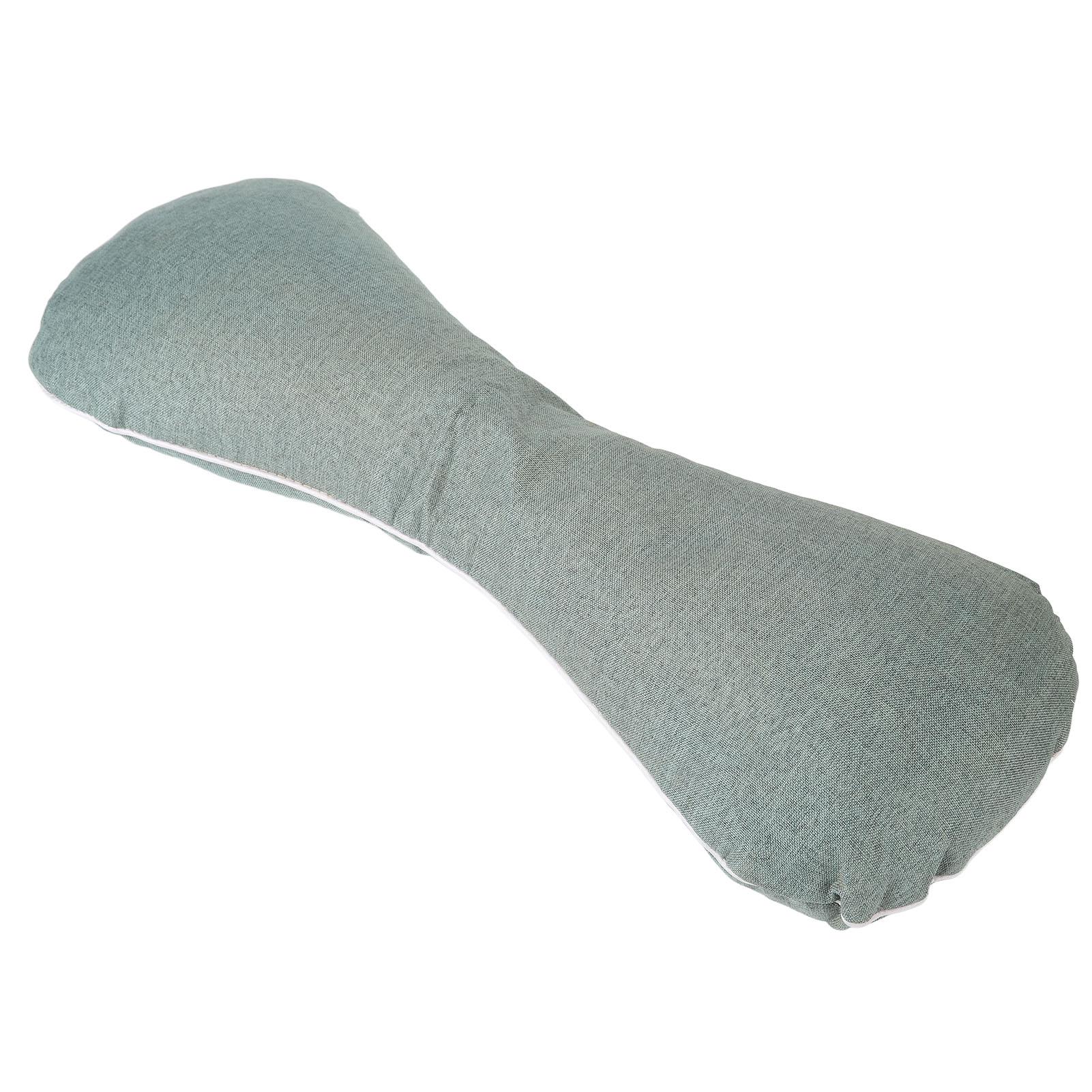 Wormwood Filling Roll Pillow Pressure Relief Reduce Anxiety Detachable Wormwood Cervical Neck Pillow Green