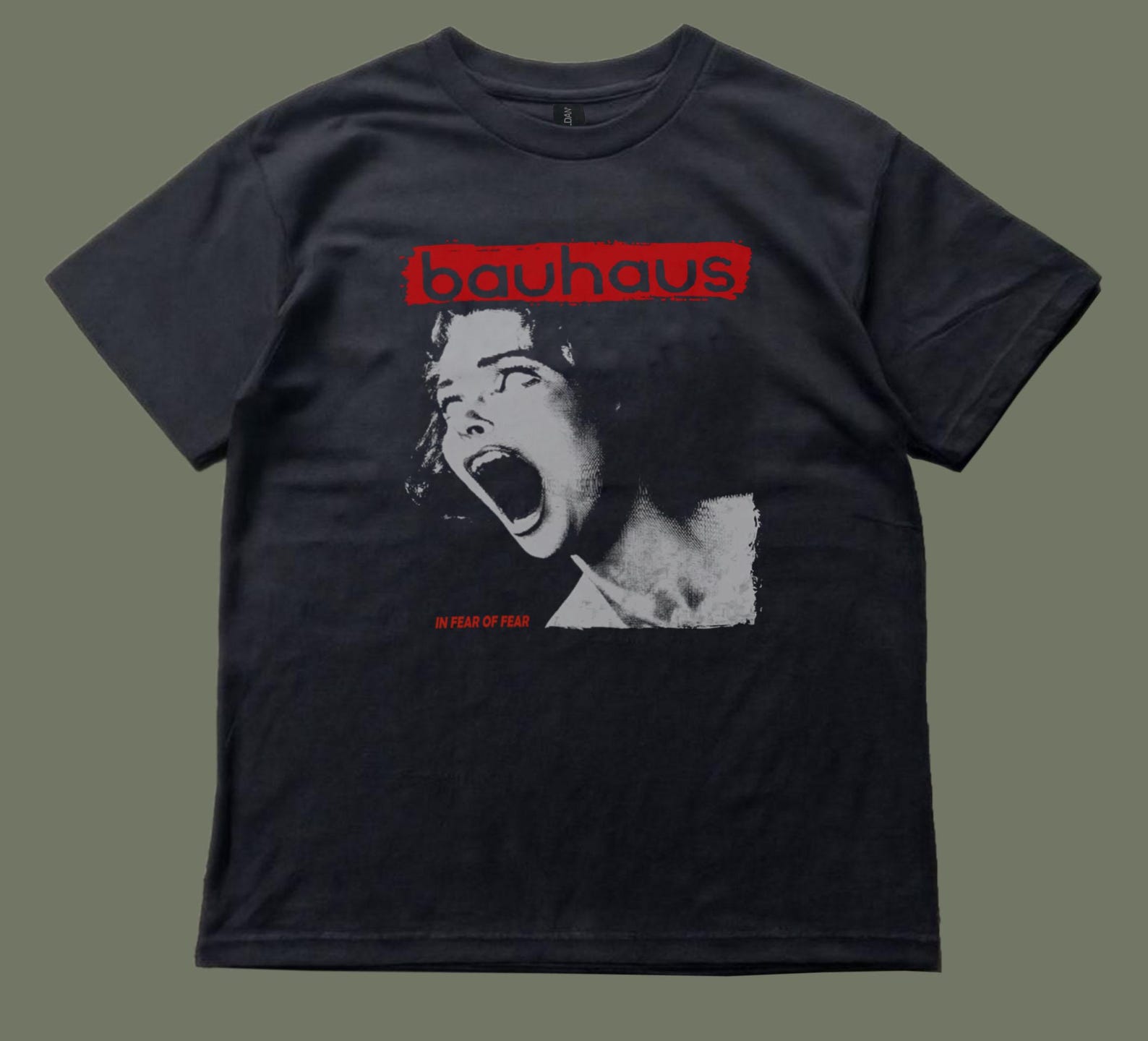 Bauhaus Black Tee,unisex,graphic tee S