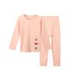A-Class Combed Cotton Girls' Long Sleeve Pajama Set - Autumn/Winter Warm, Cute Design