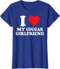 I Love My Cougar Girlfriend Boyfriend Cute Gift Ladies' Crewneck T-Shirt Unisex T-Shirt