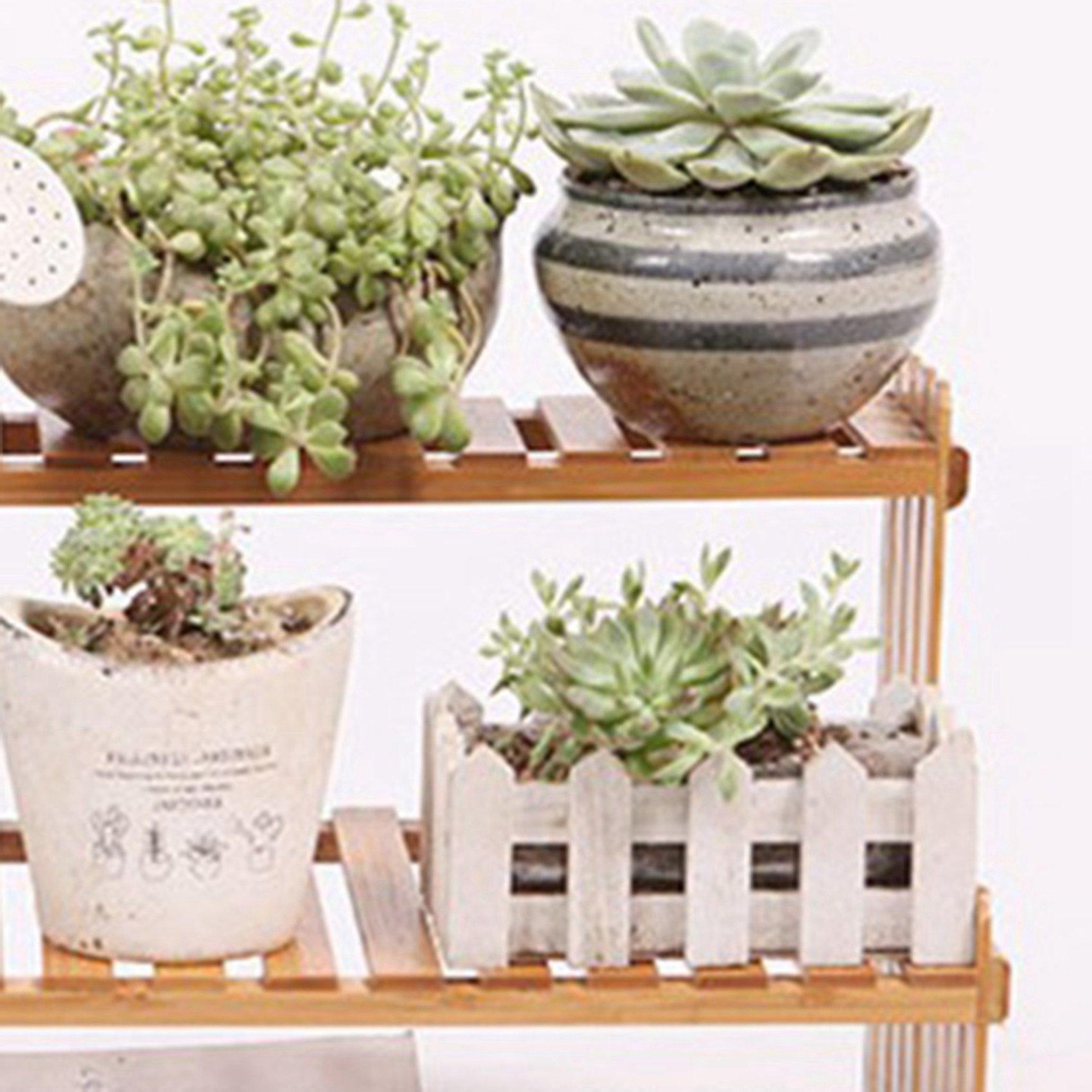 

ABWR-2X 2 Layers Bamboo Storage Rack Kitchen Spice Jar Bottle Seasoning Rack Decoration Organizer Shelf Home Desktop Racks