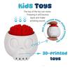 Fun 3D Printed Skull Brain Clicker Keychain Skull Button Fidget Clicker Mechanical Keyboard Bag Pendant Stress Relief Toy
