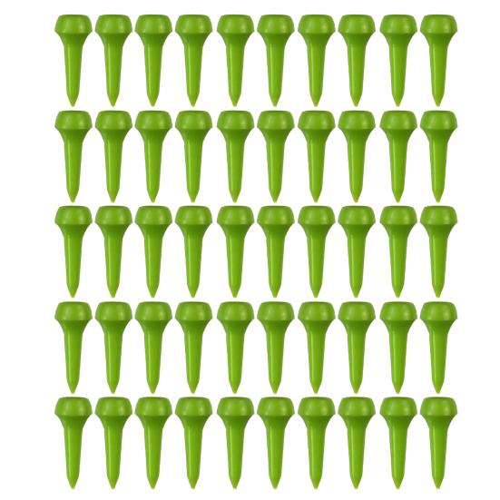 50Pcs Plastic Golf Tees for Irons Hybrids Par Threes Low Profile Woods And The Driving Range Short Golfing Tees for Lower Friction And Longer Distance