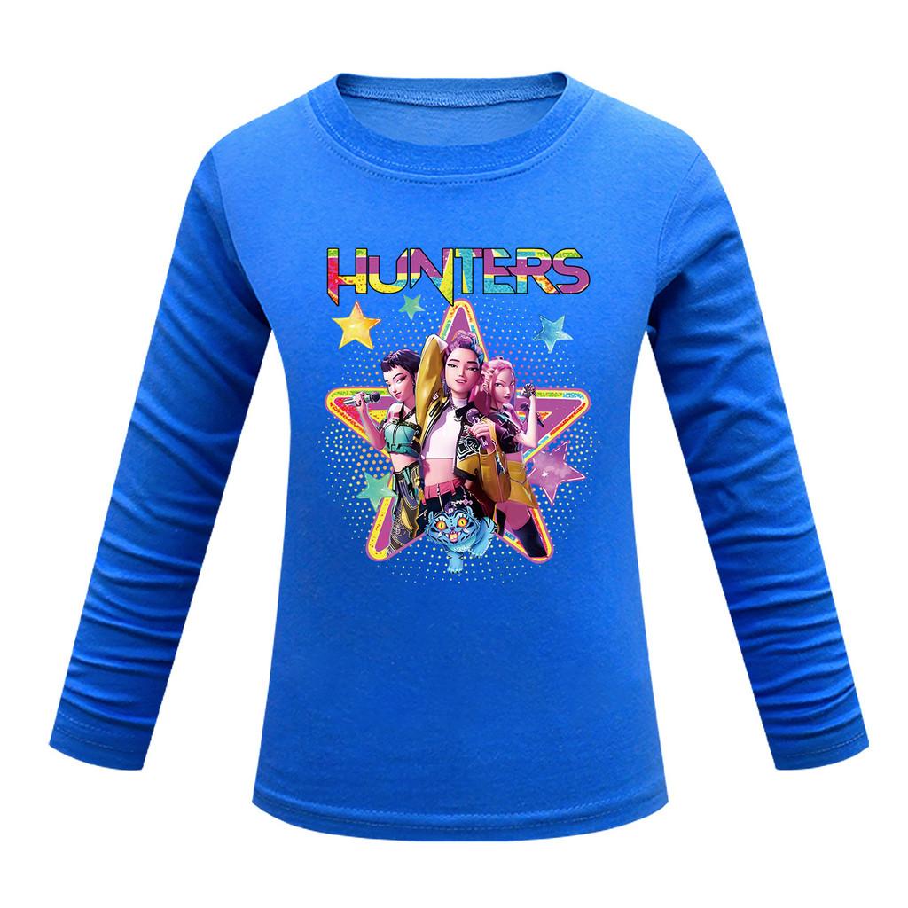 Kids Girls Anime Cartoon K-POP Printed Casual Long Sleeves T-Shirt Top