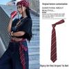 Retro American Red Striped Tie Belt: Women's Fashionable Waist Accessory 