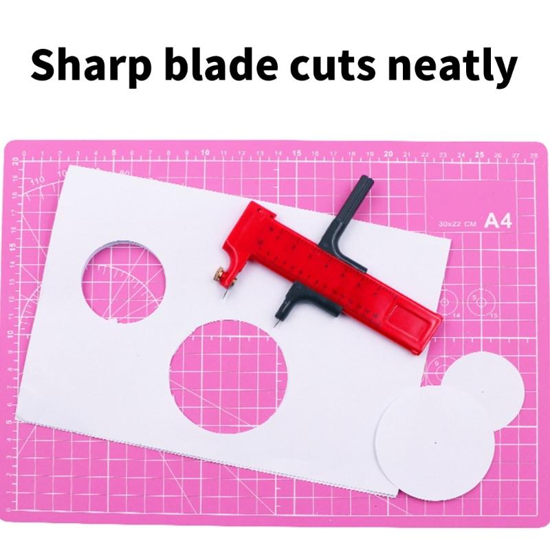 Adjustable Circular Cutting Tool Compass Circular Cutter Dia 2cm-15cm Circular Circle Rotary Compass Cutter