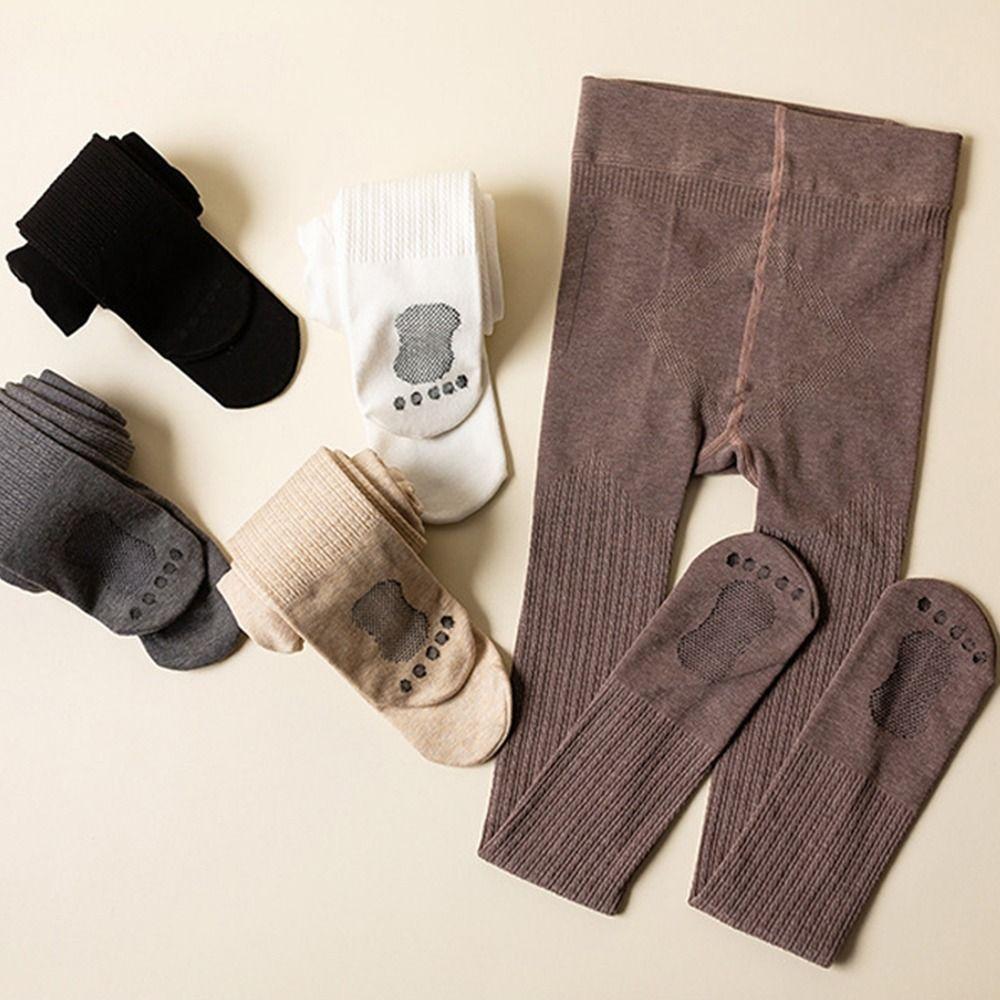 Girl Solid Color Flower Pattern Children Pantyhose Kids Leggings Autumn Winer Leggings Dance Tights