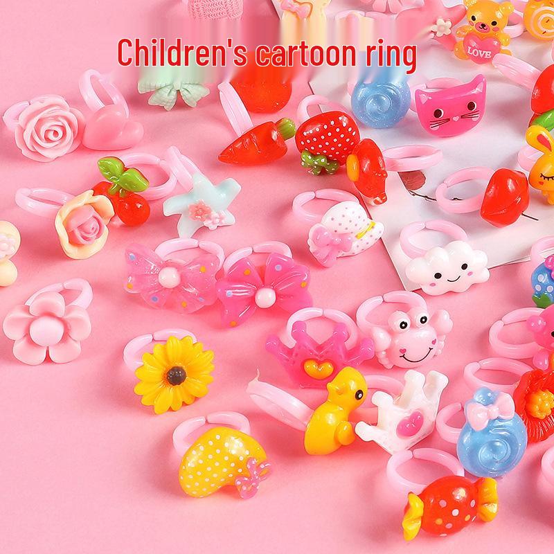 Koreanischer Stil Cartoon Kinder Harzringe - Kinderschmuck und Geschenke