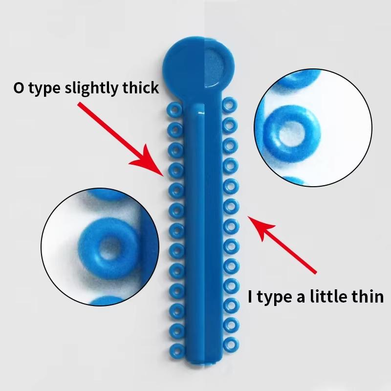 1040 Uds/40 Varillas De Ligadura Elástica De Ortodoncia Dental Bandas Coloridas Anillos Elásticos De Látex Para Soportes Herrami