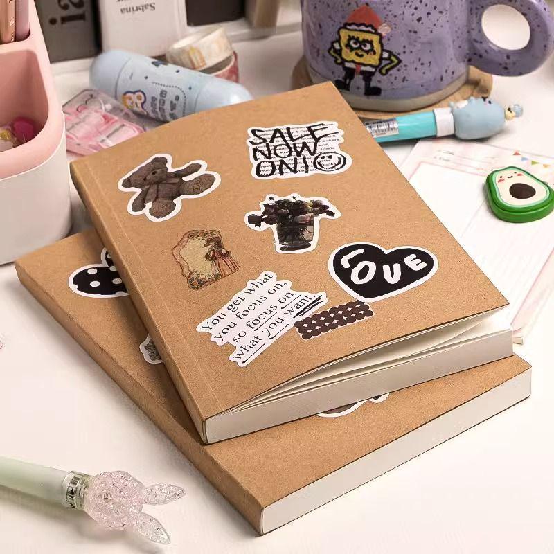 A4 Dickes Rindsleder Notizbuch | Großes Übungs- & Aufzeichnungstagebuch | A5 Leere Seiten