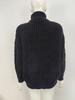 European & American Style Solid Color Cable Knit Turtleneck Sweater - Versatile Autumn/Winter Pullover