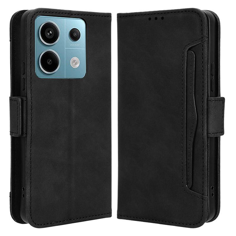 For Xiaomi Redmi Note 13 Pro 5G/Poco X6 5G PU Leather Case Phone Cover with Wallet Stand