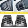 For BMW 3 Series E90 320i 330i M3 2005-2013 Car Rear Louver Window Side Shutter Cover Trim Sticker Vent Scoop ABS Carbon Fiber