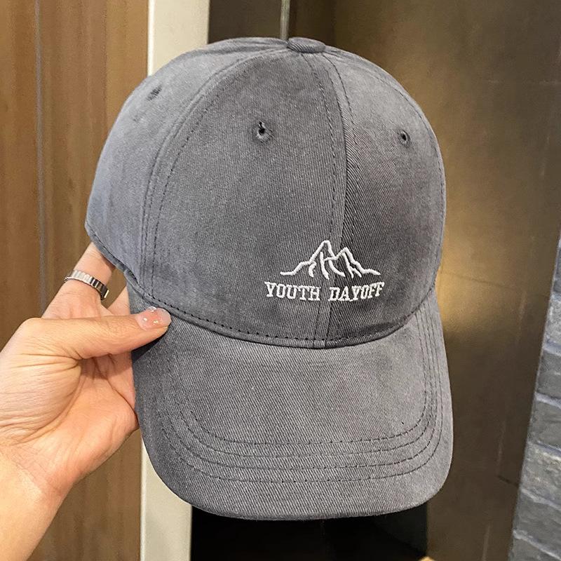 Mountain baseball cap children show their faces small spring summer fashion couple sun hat increase head circumference hard top cap men