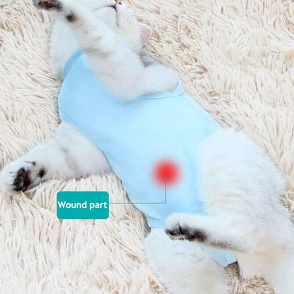 Shirt Weaning Anti-Licking Surgery Recovery Suit Pet Clothes Cat Vest Surgical Rehabilitation