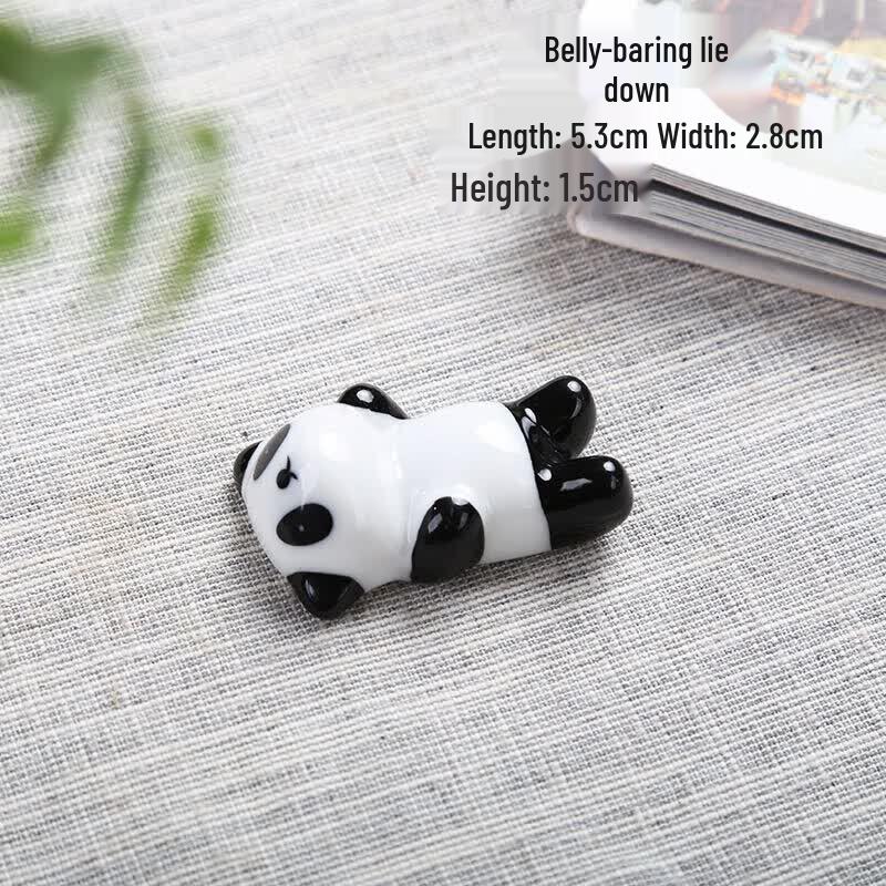 Cute Panda Ceramic Chopstick Rest and Pen Holder