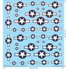 US Roundels_1940 - 1948_Europe - Pacific -1/24 1/32 1/48 1/72 1/144 -Water Decal - Waterslide, 1/24