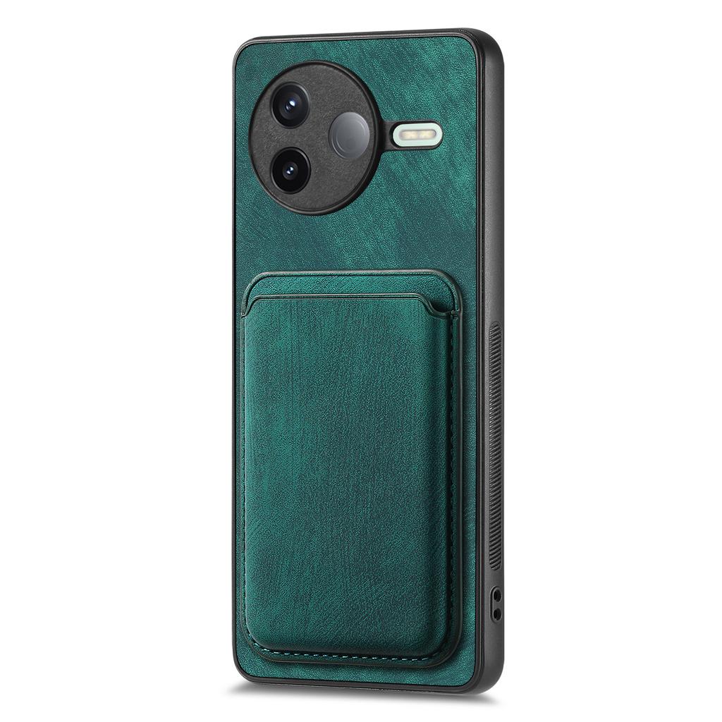 For Xiaomi Poco F7 Pro 5G/Xiaomi Redmi K80 5G Case Magnetic Case Leather Back Cover with Detachable Card Holder
