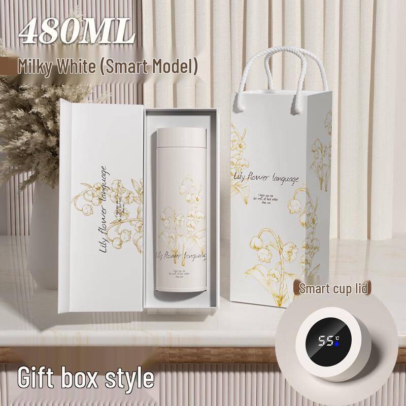 MRSIKEY Smart Temperature Display Insulated Bottle