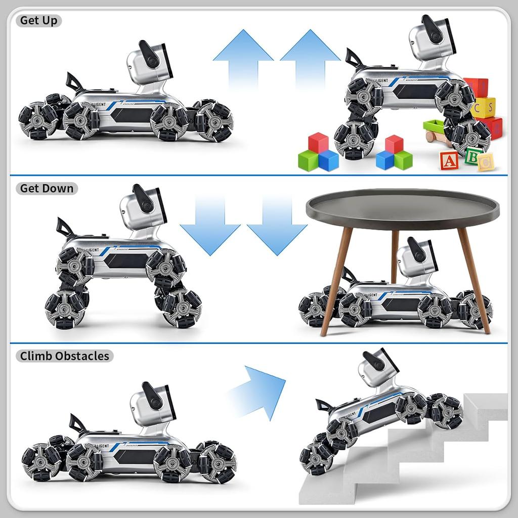 8WD Gesture Sensing Stunt Robot Dog RC Car Toys for Ages 8-13| Kids Toys Boys 6 7 8 9 10 11 12 13 Year Old Boy Birthday Gift