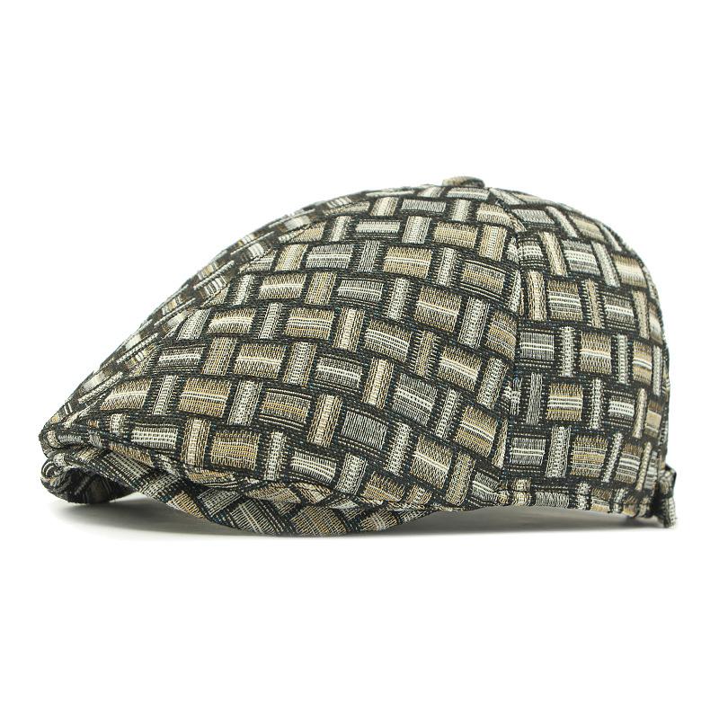 Women's Six-Piece Beret British Vintage Newsboy Cap Paintsman's Hat Men's Progressive Hat
