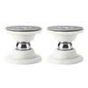 2 stk Magnetisk dørstopper Ingen boring Antikollisjonsdemping Dørholder Baderom Soverom Silikondørlås for RV Trailer Motor