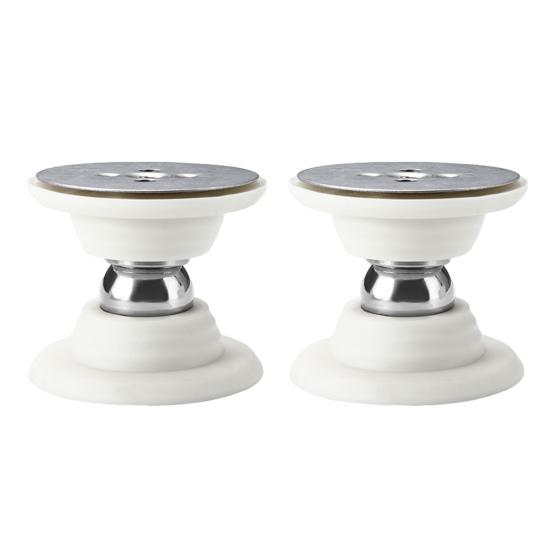 2 stk Magnetisk dørstopper Ingen boring Antikollisjonsdemping Dørholder Baderom Soverom Silikondørlås for RV Trailer Motor