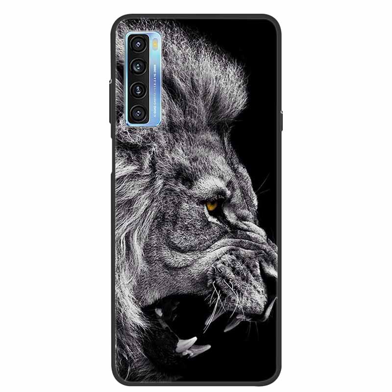 For TCL 20L Case Cute Painted Soft Silicone Back Cover for TCL 20L+ Plus T775H Phone Cases TPU Bumper For TCL 20S 20 L T774H