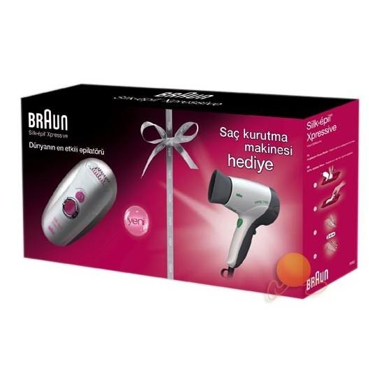 

Эпилятор Braun Xpressive 7380 + фен Braun Swing 1400
