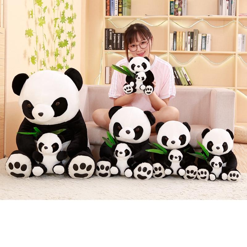 Birthday Soft Cloth Toy Kids Baby Lovely Bear Plush Panda Present Doll Stuffed Animals Cute Cartoon Pillow