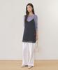 Mangomaenipeullijeu Showy Lace Top_Navy