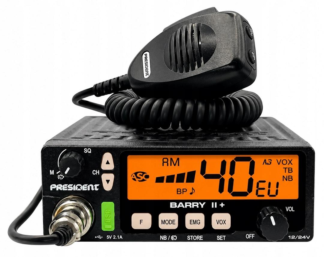 CB Radio President BARRY II Plus