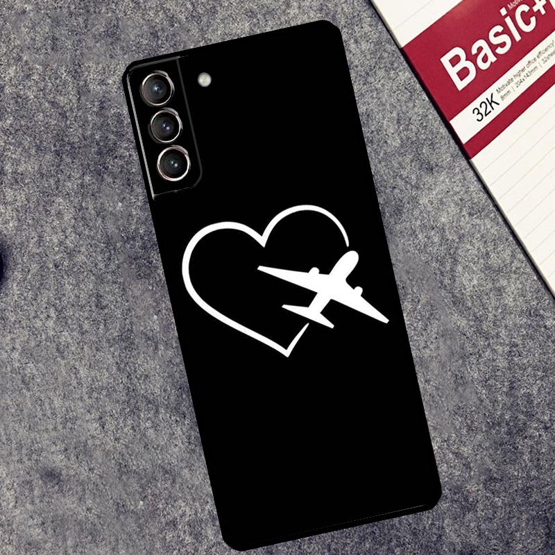 Airplane Pilot Case For Samsung Galaxy S25 S26 Ultra S20 S22 S23 S24 Ultra S21 Plus S10 S25 FE Cover Coque