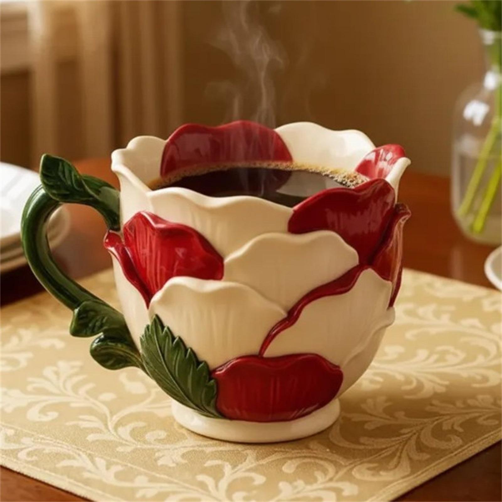 

Elegant Floral Mug - A Perfect Gift. One Size