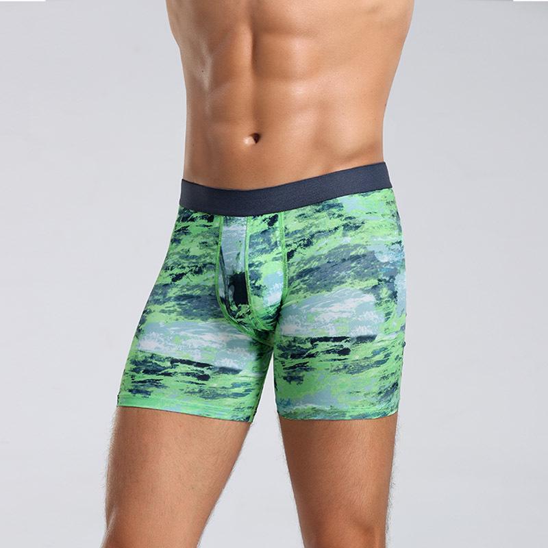 Pánské boxerky s nízkým pasem, prodyšné, pro cyklistiku a běhání, plus size