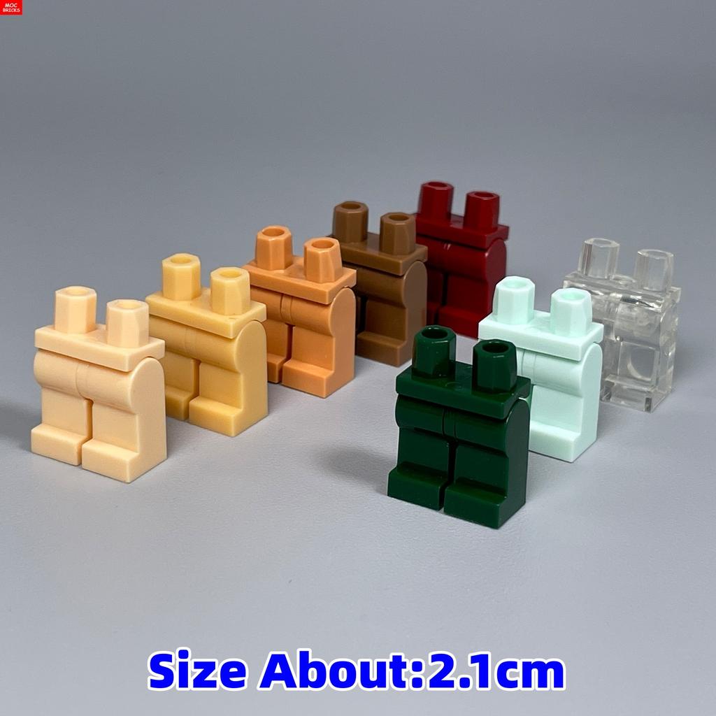 8pcs/lot MOC Bricks Blank Pants Legs Body Wear Figure Accessory Assembled Building Blocks Toy Kids Plastic Dolls
