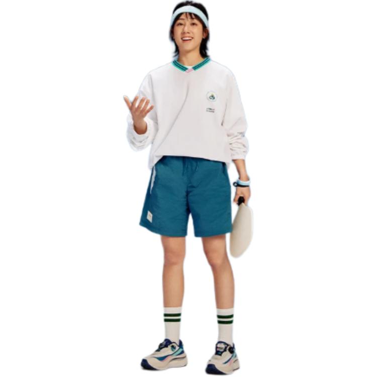 Li Ning Sports Life Collection Casual Shorts Unisex Lunar Surface Gray AKSU951-4
