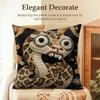 2D Scream Tiere Retro Kissenbezug Natürlicher Leinen Bio-Stoff Beidseitiger Druck Sofa Heimdekor Geschenk Kissenhülle