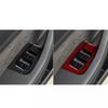 Red Carbon Fiber Window Lift Button Panel Cover Trim For Tesla Model 3/Y 2017-22