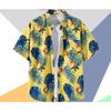 Men's Casual Shirt Printed Short-sleeved Shirt Suitable for Outdoor Sports