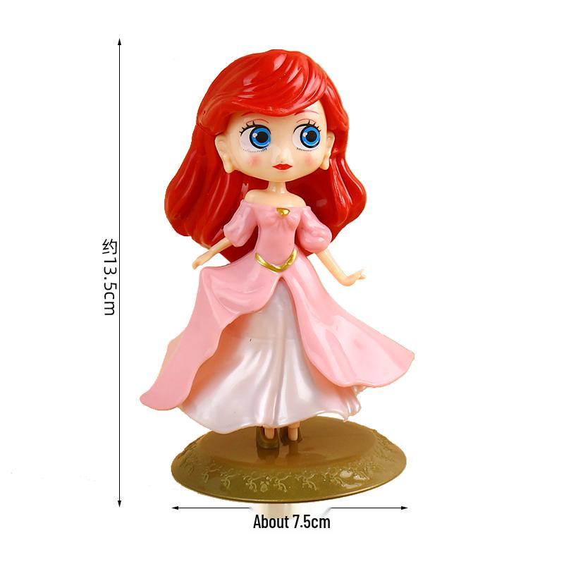 Pink & Gold Royal Birthday Cake Topper Set