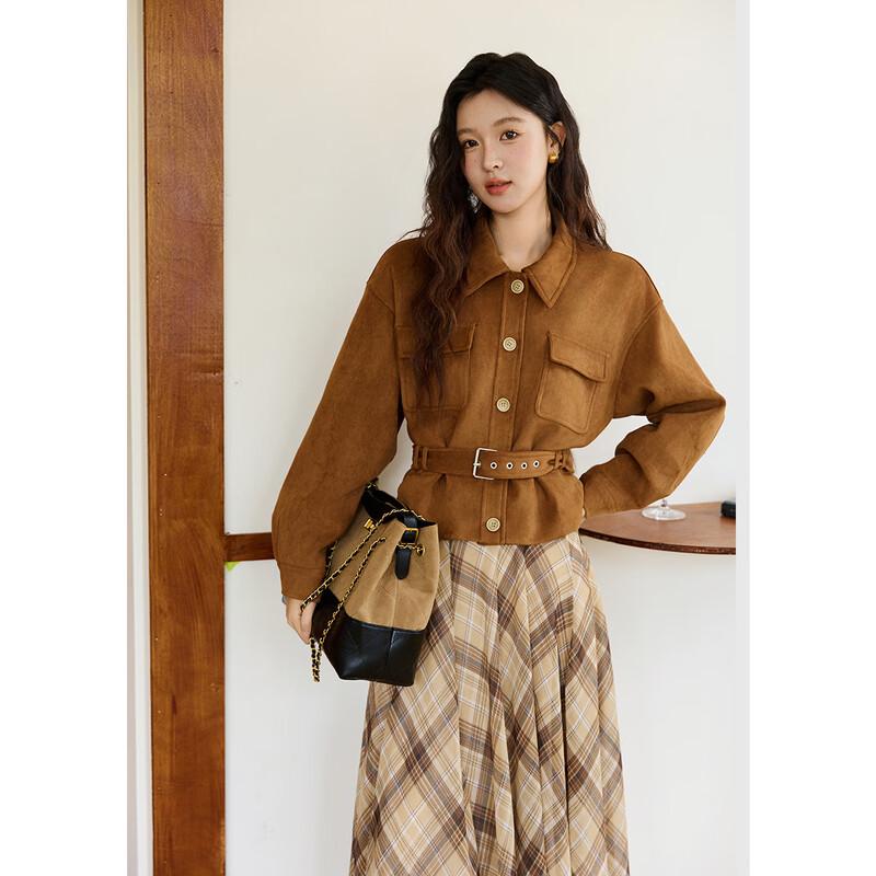 Women's Suede Short Jacket