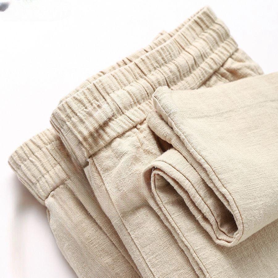 Women's Pure Linen Wide-Leg Casual Pants - Summer 2026 Fashionable, Versatile, and Lightweight
